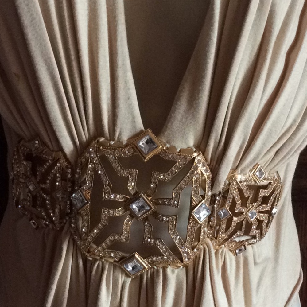 ππ Jagger Embellished Rhinestone Crystal Top - Picture 3 of 8